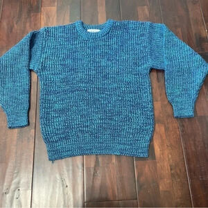Vintage Honors Mens Sweater Acrylic Cable Knit Size L